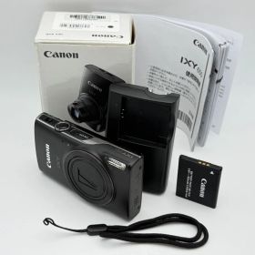 【良品】CANON IXY 650 ブラック キャノン イクシー デジタルカメラ 光学12倍ズーム/Wi-Fi対応