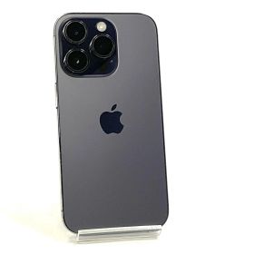 【全額返金保証】【最速発送】 iPhone 14 Pro 256GB ディープパープル docomo SIMフリー 白ロム 美品 動作確認済 85%