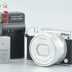 【中古】Nikon ニコン 1 J5 シルバー 標準パワーズームキット