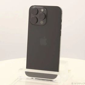 ソフマップ 〔中古品〕 iPhone15 Pro Max 512GB ブラックチタニウム MU6U3J／A SIMフリー【305】