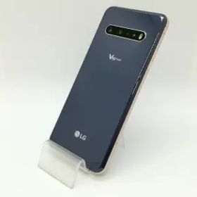 【中古】LG電子 SoftBank 【SIMロック解除済み】 LG V60 ThinQ 5G クラッシーブルー 8GB 128GB A001LG【静岡】保証期間１ヶ月【ランクA】