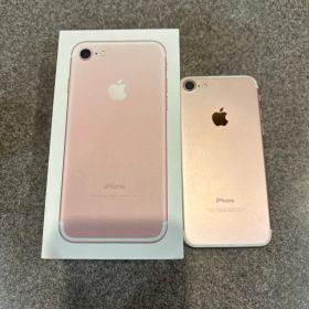 iPhone 7 ローズゴールド 本体 箱付き