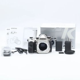 【ショット数2,435】PENTAX K-3 Mark III ボディ シルバー｜APS-C デジタル一眼レフカメラ｜高性能AF・防塵防滴 ペンタックス【中古】