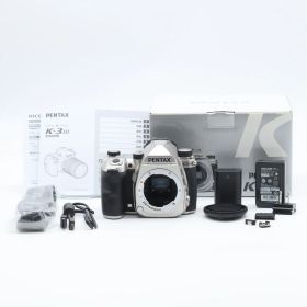 【ショット数2,568】PENTAX K-3 Mark III ボディ シルバー｜APS-C デジタル一眼レフカメラ｜高性能AF・防塵防滴 ペンタックス【中古】