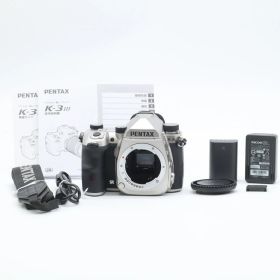 【ショット数469】PENTAX K-3 Mark III ボディ シルバー｜APS-C デジタル一眼レフカメラ｜高性能AF・防塵防滴 ペンタックス【中古】