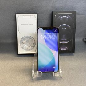 美品 国内版 SIMフリー iPhone12 Pro 256GB グラファイト色