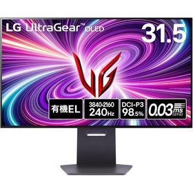 LG LG電子 32GS95UE-B ゲーミングモニター UltraGear OLED 31.5型 /有機EL 4K(3840×2160) /ワイド
