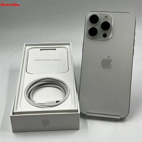 iPhone15 Pro Max 512GB ホワイトチタニウム MU6V3J/A Apple版SI