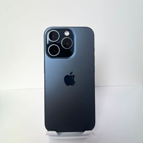バッテリー90% 美品 iPhone15pro 128gb ブルーチタニウム