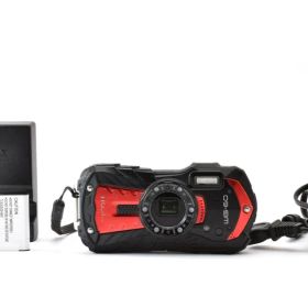 良品★RICOH WG-60 レッド★SDカード16GB・ストラップ付 #764