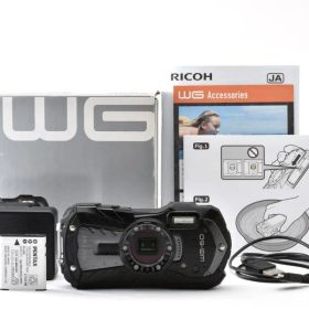良品★リコー RICOH WG-60 ブラック★元箱・取説付 #769
