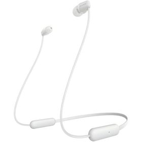 ソニー ワイヤレスイヤホン WI-C200 : Bluetooth対応/最大15時間連続再生/マイク付き 2019年モデル ホワイト WI-C200 WC