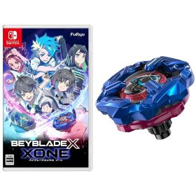 ベイブレードエックス XONE (ベイブレードエックス ゾーン) -Switch 【メーカー特典】「シノビナイフ4-60LF メタルコート:ブルー」 同梱 [video game]