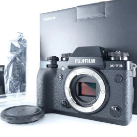 【美品】富士フイルム(FUJIFILM) ミラーレス一眼カメラ X-T3ボディ ブラック X-T3-B