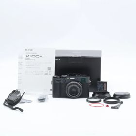 【ショット数900】FUJIFILM X100VI ブラック｜APS-C 高画質コンパクトデジタルカメラ｜23mm F2単焦点・手ブレ補正搭載 富士フイルム【中古】