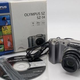 【良品】デジカメOLYMPUS、SZ-14、バッテリー、コンデジ②