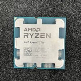 中古 AMD Ryzen 7 7700 (AM5/3.8GHz/40M/C8/T16/65W) 1460024624 状態： B:良品