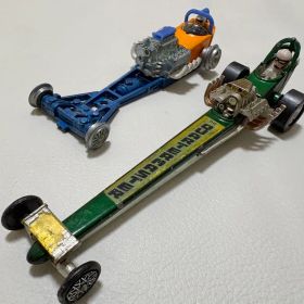 レトロミニカー イギリス製CorgiToys DinkyToysドラッグスター