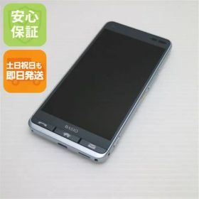 超美品 KYV43 BASIO3 ブルー スマホ 即日発送 スマホ 白ロム au KYOCERA 土日祝発送OK