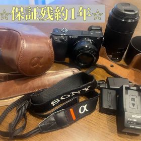 【保証まだまだ残っていて安心！】Sony α6400 ダブルズームレンズキット