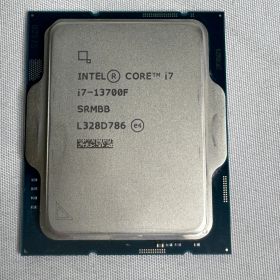 Intel CPU Core i7-13700F SRMBB 第13世代 Raptor Lake LGA1700 16コア24スレッド 内蔵グラフィックなし 動作確認済み 単品 中古 自作PC ゲーミングPC 換装