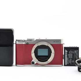 ★美品★ フジフィルム FUJIFILM X-A1 ボディ レッド 現状品#2446