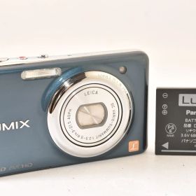 Panasonic パナソニック LUMIX DMC-FX77 スエードブルー コンパクトデジタルカメラ J2607062