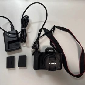 Canon EOS M50 本体&レンズ バッテリー2個・レンズガード付き