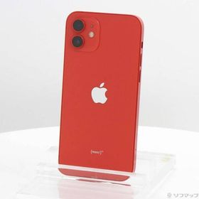 〔中古〕Apple(アップル) iPhone12 64GB プロダクトレッド MGHQ3J／A SIMフリー〔198-ud〕