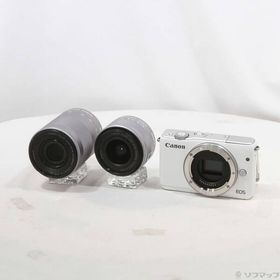 〔中古〕Canon(キヤノン) EOS M10 ダブルズームキット ホワイト〔269-ud〕
