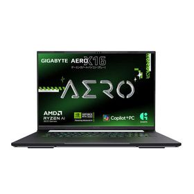 GIGABYTE ゲーミングノートパソコン [ RTX 5070 / 16型 / Win11 Pro / Ryzen AI 7 / 32GB / 1TB ] ルーナーホワイト GIGABYTE AERO X16