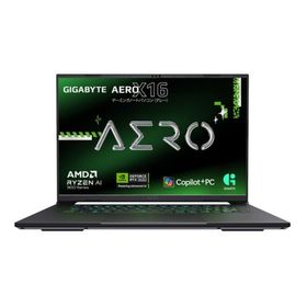 GIGABYTE ギガバイトAERO X16 EG61H Copilot+PC 16インチ/Ryzen AI 7 350/GeForce RTX 5070 X16 1WH93JP894DH(2676525)代引不可 送料無料