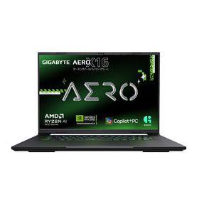 GIGABYTE ゲーミングノートパソコン [ RTX 5060 / 16型 / Win11 Home / Ryzen AI 7 / 32GB / 1TB ] スペースグレイ GIGABYTE AERO X16