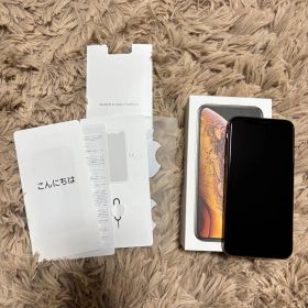 iPhoneXs 64GB ゴールド 画面左下に液晶漏れあり