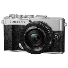 オリンパス デジタル一眼カメラ OLYMPUS PEN E-P7 14-42mm EZレンズキット [シルバー]