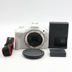 シャッター数1000枚 Canon EOS R50 ボディ ホワイト ミラーレス一眼カメラ キヤノン