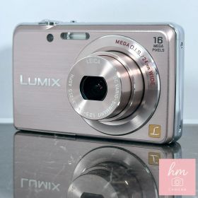 【美品】Panasonic LUMIX DMC-FH8 ピンクゴールド 1610万画素 光学5倍ズーム 広角24mm ライカレンズ おまかせiA コンパクトデジタルカメラ パナソニック ルミックス