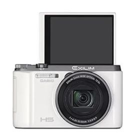 【中古】(非常に良い)CASIO デジタルカメラ EXILIM EXZR1100WE 自分撮りチルト液晶 1610万画素 光学12.5倍ズーム EX-ZR1100WE ホワイト