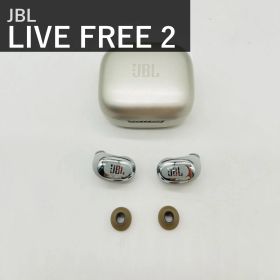 JBL LIVE FREE 2 ジェービーエル ライブフリー2 ワイヤレスイヤホン Bluetooth シルバー JBLLIVEFREE2TWSSIL マルチポイント ノイズキャンセリング IPX5防水 ワイヤレス充電対応 国内正規品 完全ワイヤレス