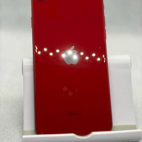 ○バッテリー81% SIMフリー iPhoneSE 第3世代 64GB レッド