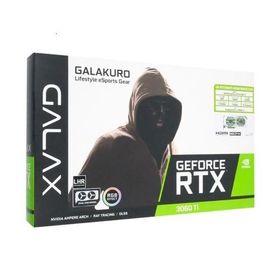 【中古】玄人志向 グラフィックボード GALAKURO GK-RTX3060Ti-E8GB/WHITE/LHR PCIExp 8GB 元箱あり