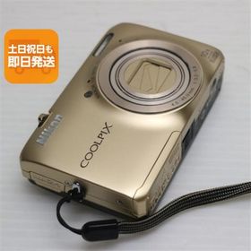 新品同様 COOLPIX S6300 エレガントゴールド 即日発送 デジカメ Nikon デジタルカメラ 本体 あすつく 土日祝発送OK