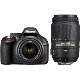 Nikon D5200 ダブルズームキット ブラック 良品 動作確認済み 1ヶ月保証付 初心者向け
