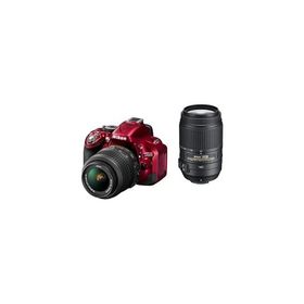 Nikon デジタル一眼レフカメラ D5200 ダブルズームキット AF-S DX NIKKOR 18-55m(中古品)