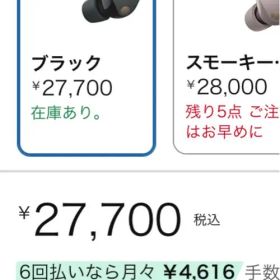 ソニー(SONY) WF-1000XM5