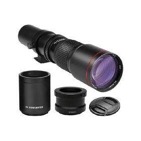 【平行輸入品】高出力 500mm f/8 手動望遠レンズ Canon Digital EOS Rebel EOS-M、EOS M2、EOS M5