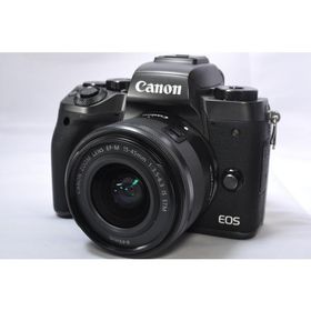 キヤノン Canon ミラーレス一眼 EOS M5 レンズキット EF-M15-45mm F3.5-6.3 IS STM 付属 SDカード付き 中古