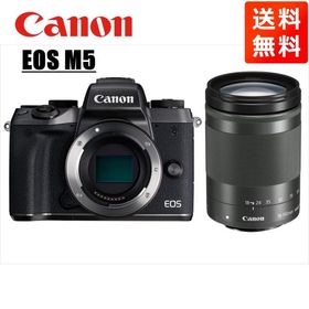 キヤノン Canon EOS M5 ブラックボディ EF-M 18-150mm ブラック 高倍率 レンズセット ミラーレス一眼 カメラ 中古