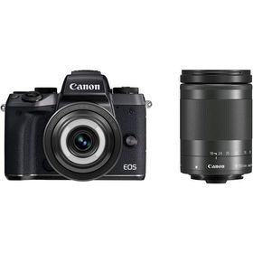 Canon ミラーレス一眼カメラ EOS M5 クリエイティブマクロ ダブルレンズキット EF-M28mmF3.5IS EF-M18-150mm F3.5-6.3 IS付属