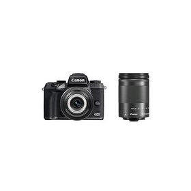 Canon ミラーレス一眼カメラ EOS M5 クリエイティブマクロ ダブルレンズキット E(中古品)
